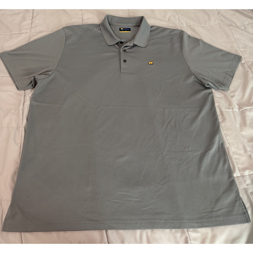 Jack Nicklaus Men's 2XL Gray Golf Polo